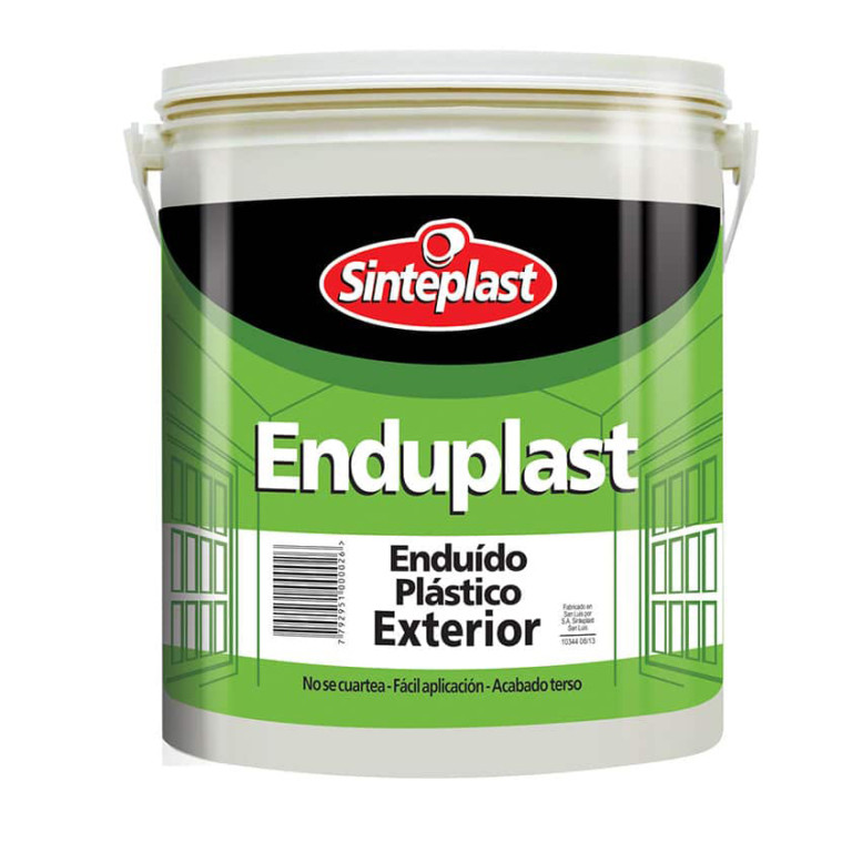 ENDUIDO PLASTICO SINTEPLAST EXTERIOR ENDUPLAST 25 KG Martel Pinturerias