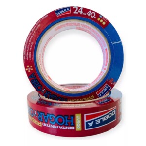 DOBLE A CINTA DE ENMASCARAR AZUL 24MM
