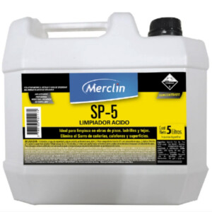 LIMPIADOR ACIDO MULTIUSO MERCLIN 5 Lt