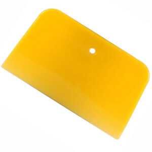 MARTEL ESPATULA PLASTICA FLEXIBLE AMARILLA 7 X 12,5 CM