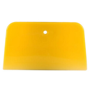 MARTEL ESPATULA PLASTICA FLEXIBLE AMARILLA 7 X 10 CM