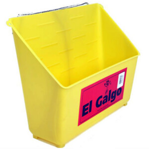 GALGO BANDEJA AMARILLA DE COLGAR