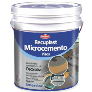 RECUPLAST MICROCEMENTO GRIS CLARO 20 Kg