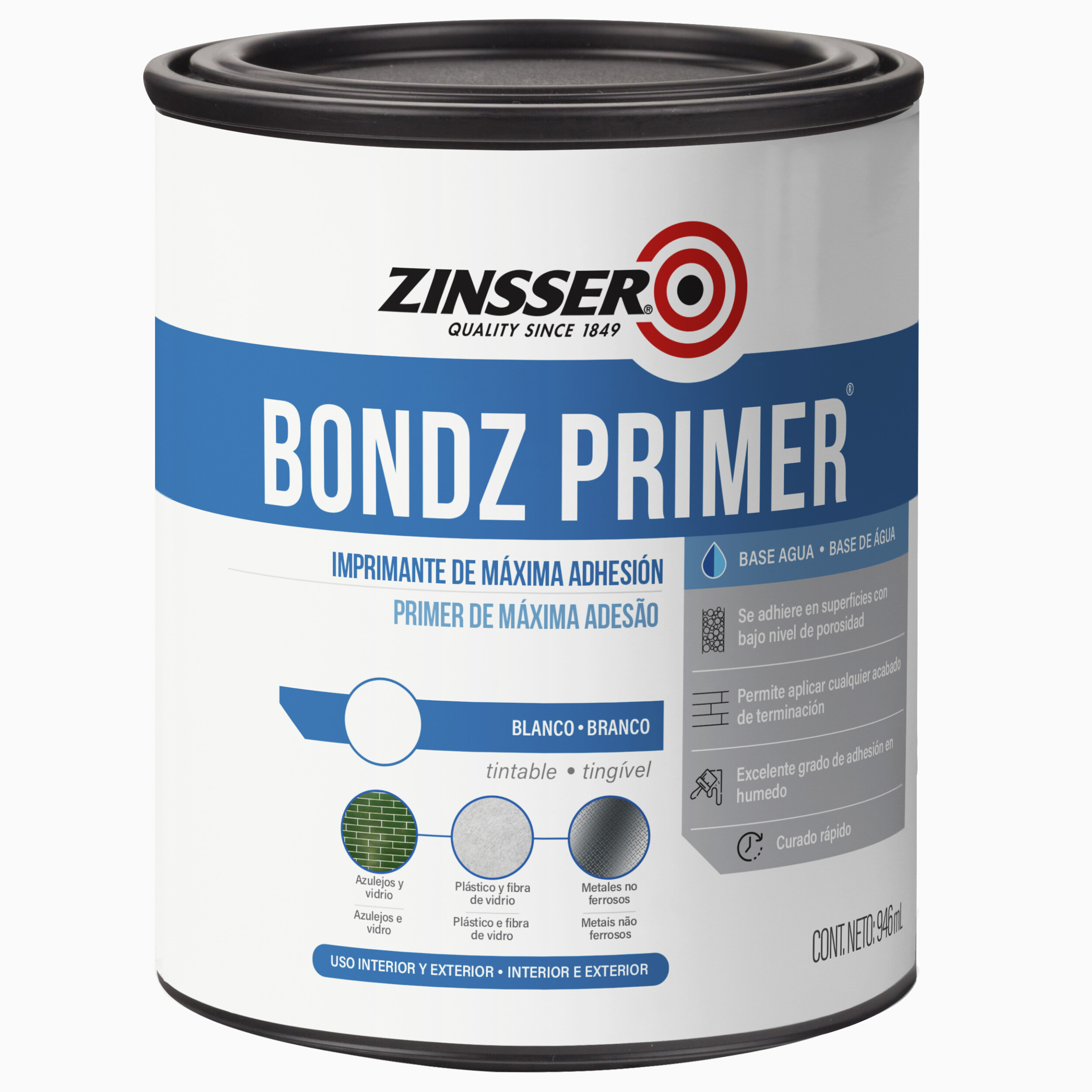 ZINSSER BONDZ FONDO PARA GALVANIZADO 0.946 L