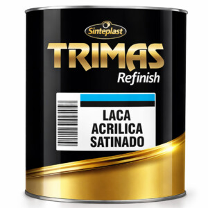 TRIMAS LACA ACRILICA SATINADA NEGRA 1L