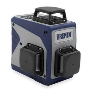 BREMEN NIVEL LASER VERDE 360° de 3 PLANOS CON MALETIN