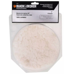 BLACK AND DECKER GORRO CUERO OVEJA 7 PULGADAS U1312
