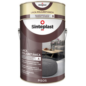SINTEPLAST LACA POLIURETANICA SATINADA PISOS A+B TRANSPARENTE 1 L