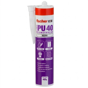 FISCHER SELLADOR PU 40 CONSTRUCCION NEGRO 400 GR