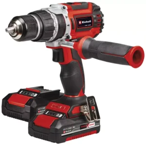 EINHELL TALADRO INALÁMBRICO PERCUSIÓN S/CARBONES - TP-CD 18/60 Li- i BL +39 accesorios y 2x2,0 baterías