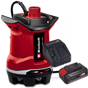 EINHELL BOMBA DE AGUA SUCIA GE-DP 18/25 Li-Solo +KIT CARGADOR+BATERIA 18V 2.5Ah