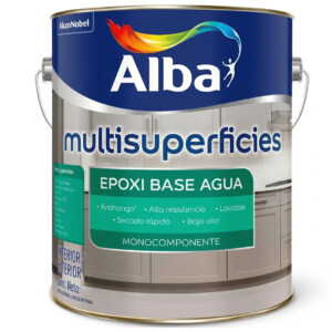 ALBA ESMALTE AL AGUA EPOXI MULTISUPERFICIES BLANCO 3.6 L