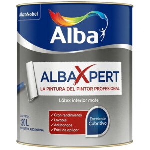 LATEX INTERIOR ALBAXPERT BLANCO MATE 20 Lt