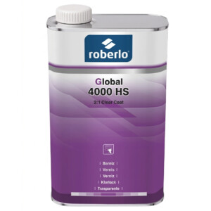 ROBERLO BARNIZ GLOBAL 4000 HS Clearcoat 2:1 0,9 L
